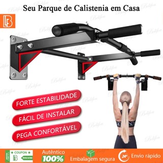 95cm Barra Horizontal de Parede para Musculação Crossfit Pull-up Chin-up Tríceps Paralelas Capacidade de Carga 200kg em Oferta na Shopee