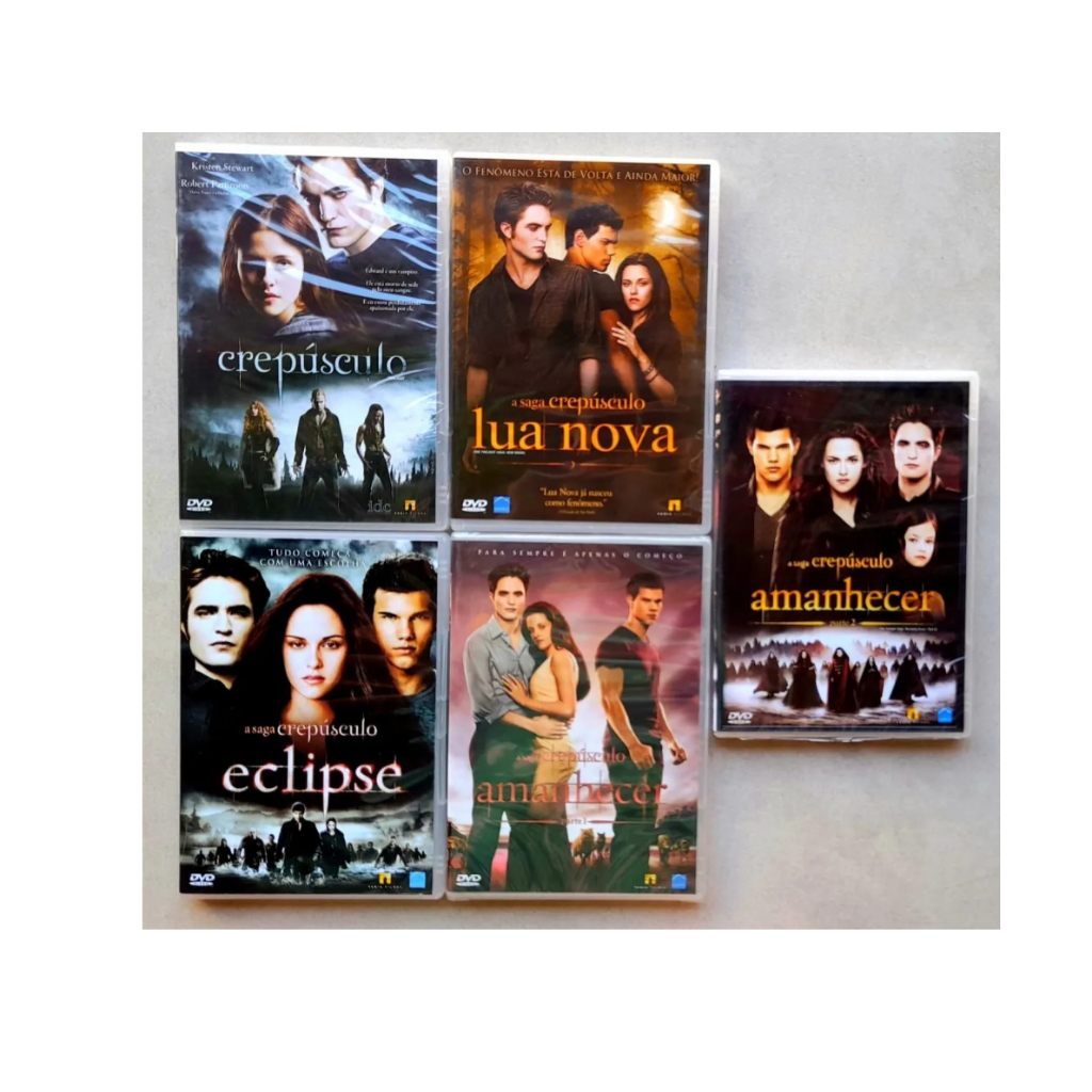 Dvd A Saga Crepúsculo Completa