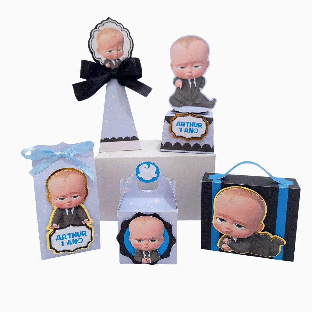 Kit Festa Poderoso Chefinho Luxo DEcoração Aniversário Lembrancinhas Personalizados