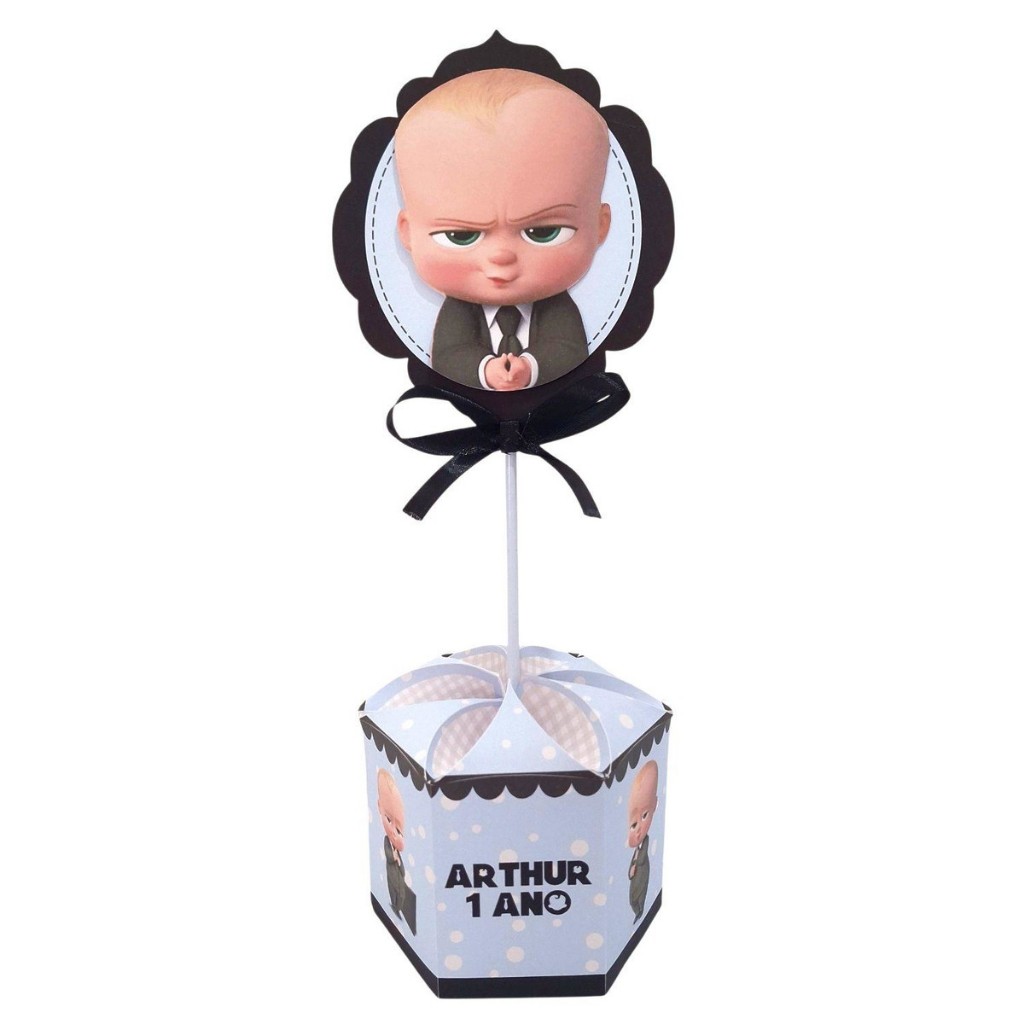 Centro de Mesa Poderoso Chefinho Decoração Aniversário Lembrancinhas Personalizadas