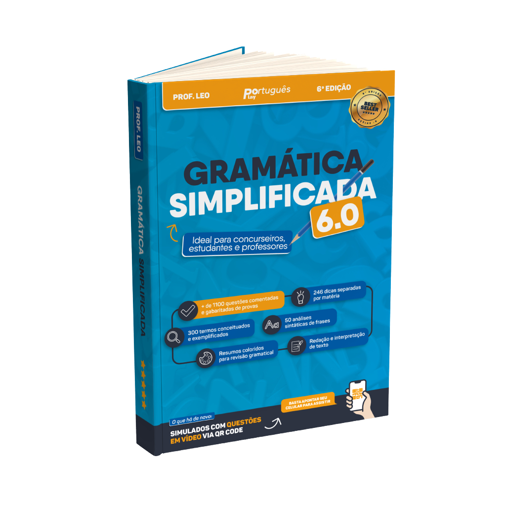 Imagem Livro Gramática Simplificada – Português para Concurso