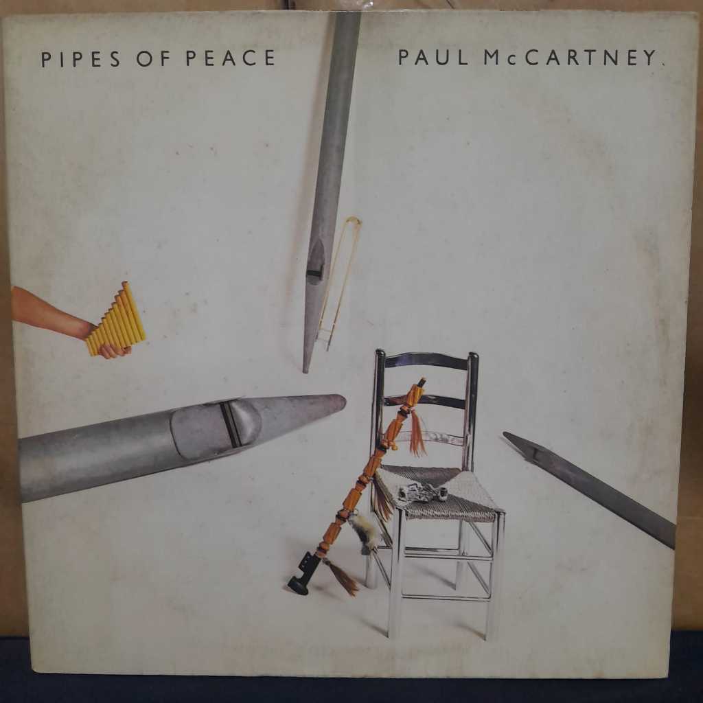 LP PAUL MCcARTNEY - PIPES OF PEACE - 1983 / LP ÓTIMO ESTADO / CAPA DUPLA BOM ESTADO , SUJIDADES / COM ENCARTE / EDIÇÃO N