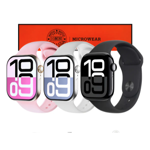 Smartwatch W10 Pro Mini Amoled IP68 aprova D'água 42mm Series 10 Gps Nfc esportes