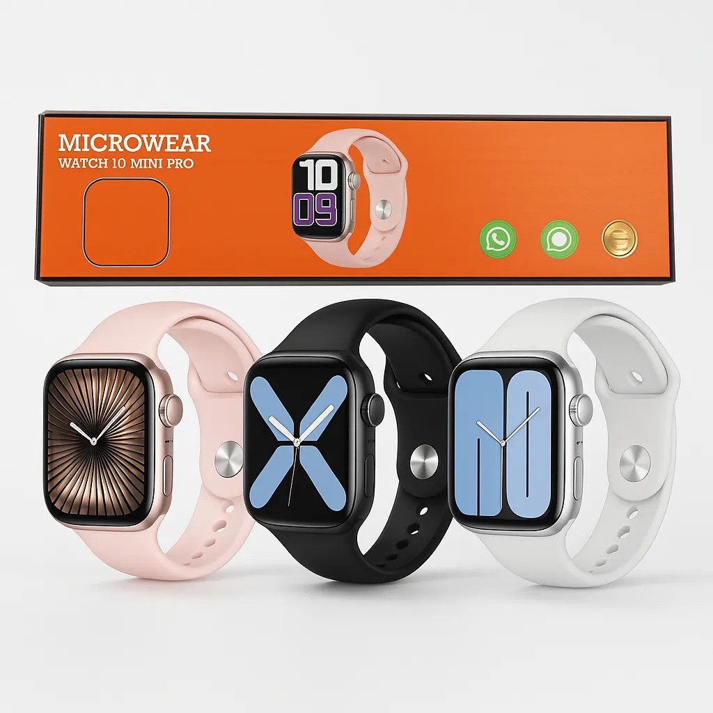 Relógio Smartwatch W10T PRO Mini Microwear 42mm GPS CHAT GPT Série 10 Inteligente Lançamento 2026