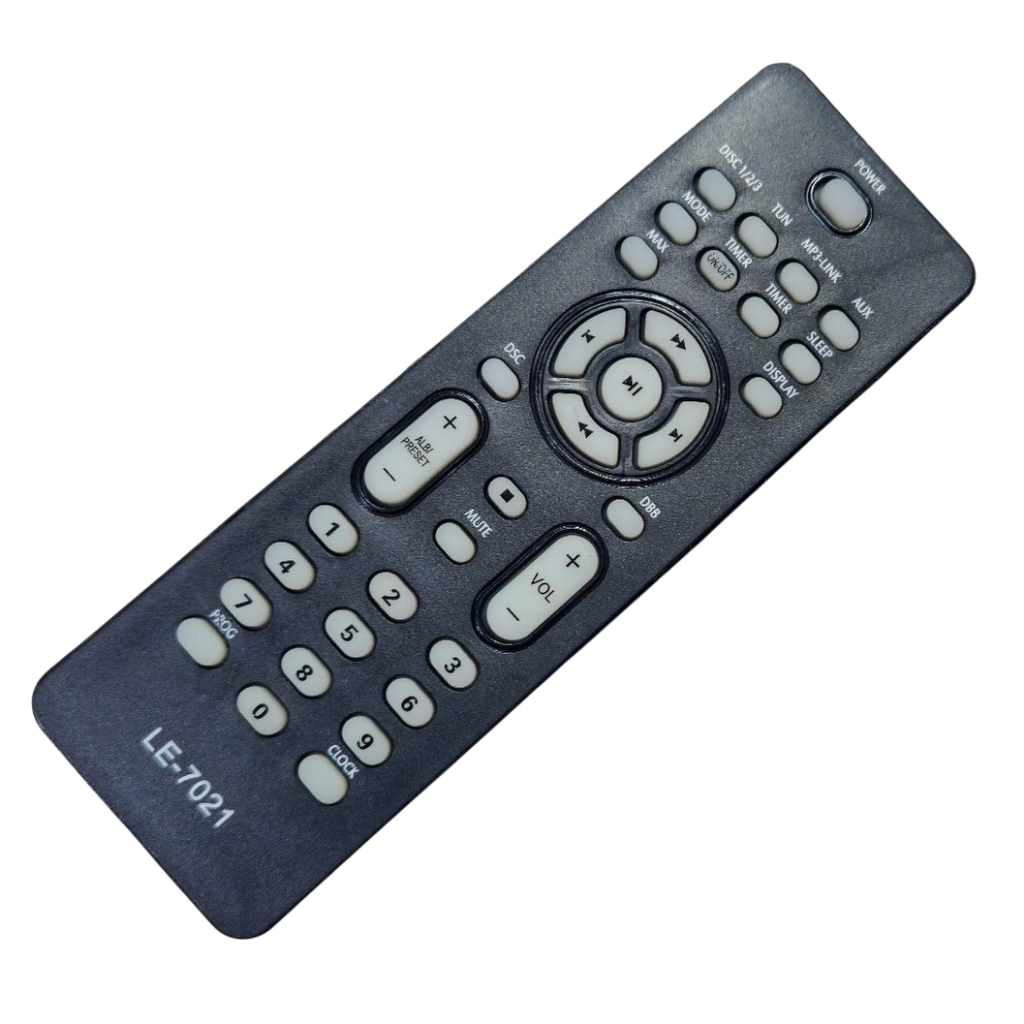 Controle Remoto p/ Som Philips LE-7021 FWM397 / FWM417 / FWM582 / FWM592 / FWM593 / FWM986 e outros