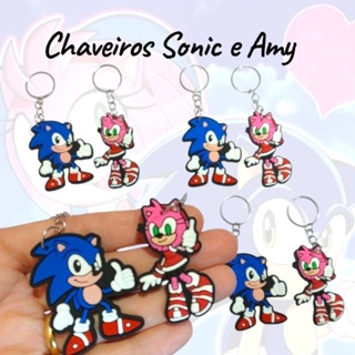 Chaveiro Sonic - kit 10/30 unidades - lembrancinha sonic para aniversário em Oferta na Shopee