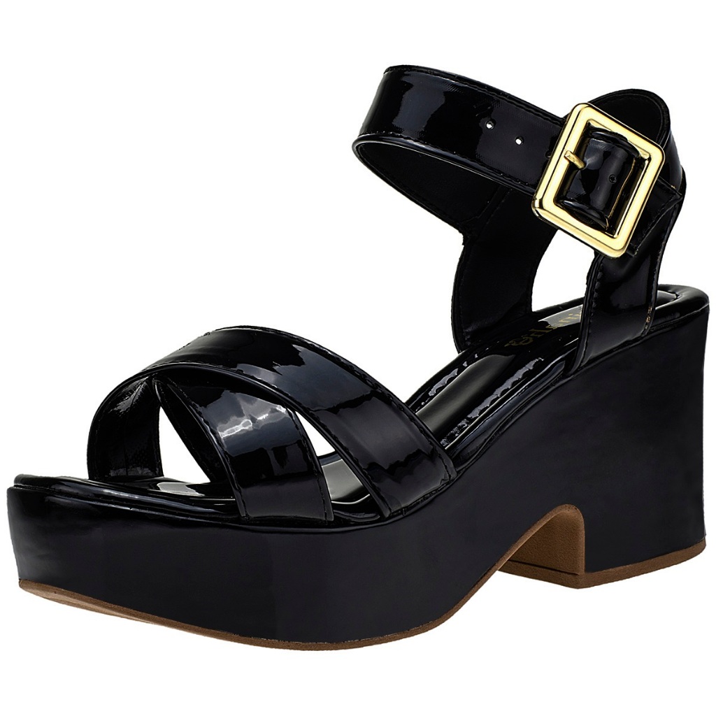 Sandália Plataforma Feminina Salto Anabela Shekinah Tiras Cruzadas Elegante Moda Evangélica Macia em Oferta na Shopee