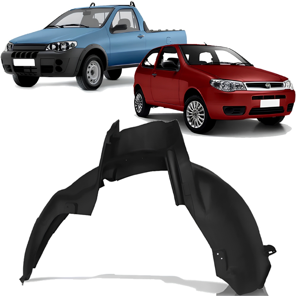 Parabarro Dianteiro Fiat Palio Siena Strada Weekend 2001 2002 2003 2004 2005 2006 2007 em Oferta na Shopee