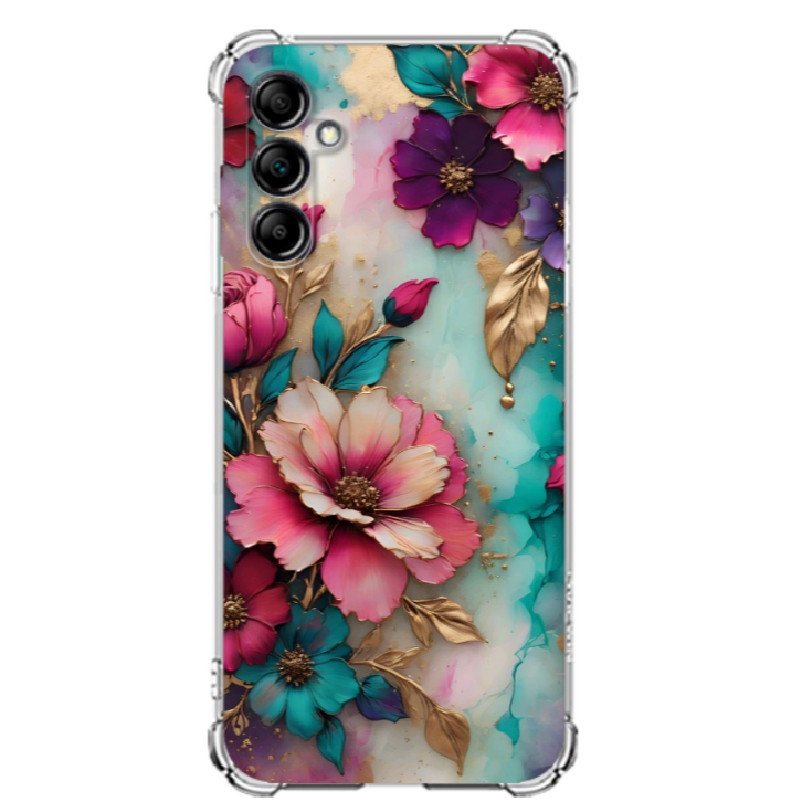 CAPA TPU DESENHOS VARIADOS CAPINHA CASE FLORES A06, A16 , A26 E A56