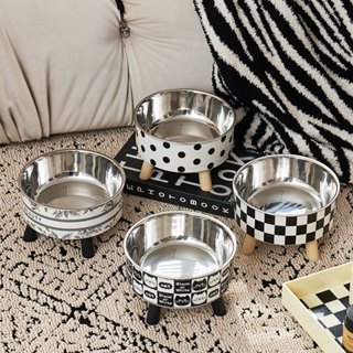 Comedouro Inox Elevado para Gatos Tigela Removível Fácil de Lavar Anatômica em Oferta na Shopee