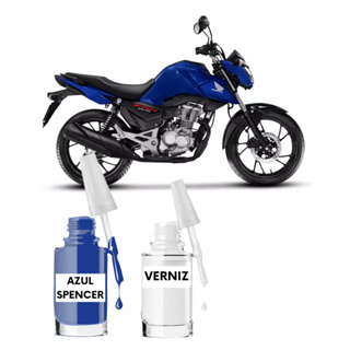 Tinta Tira Risco Moto Honda Azul Spencer Perol - Cód. PB-308P em Oferta na Shopee