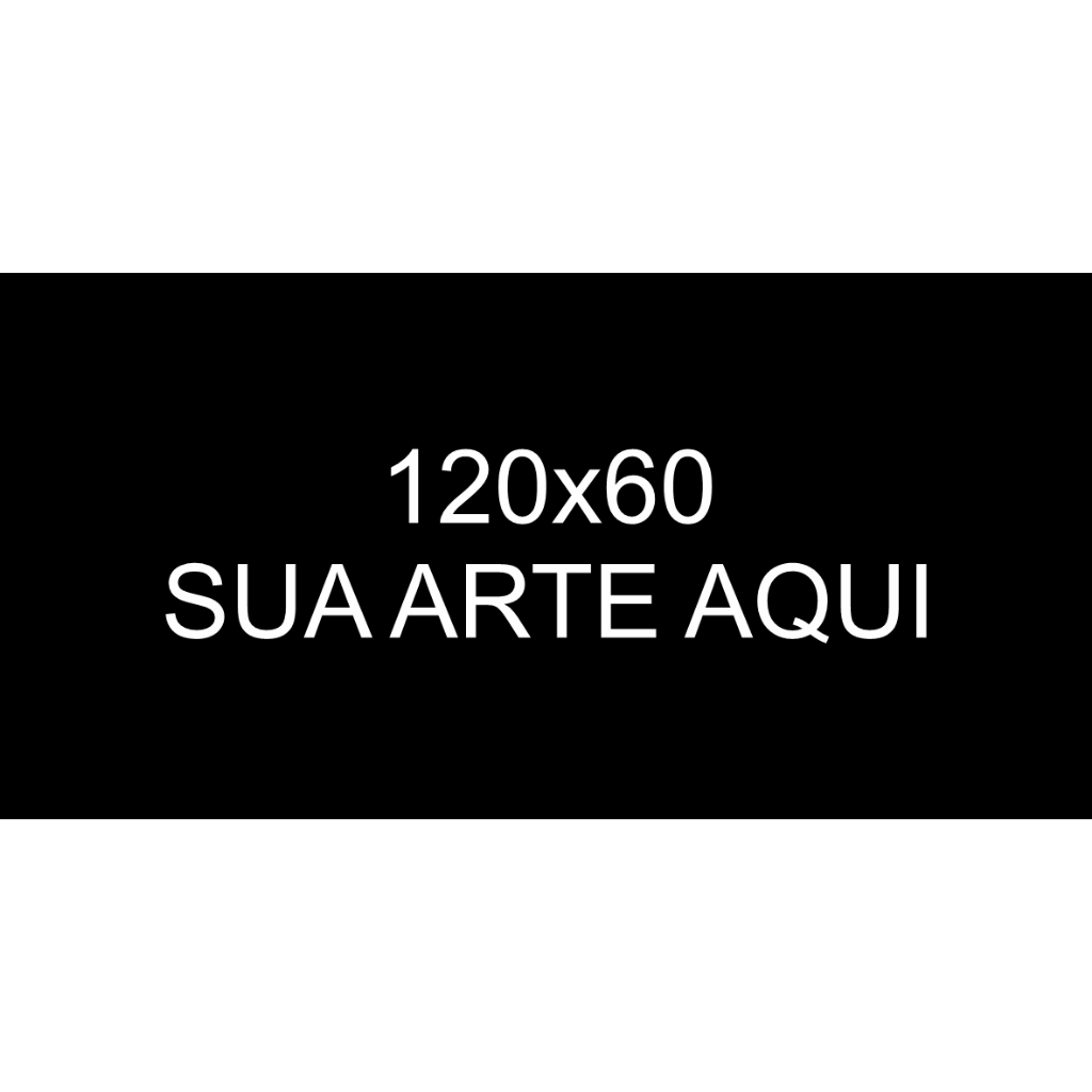 Placa Pvc personalizada 120X60 em Oferta na Shopee
