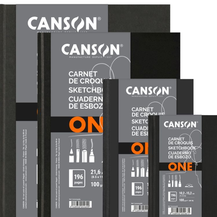 Caderno Art Book One Estilo 100g 98 Folhas CANSON em Oferta na Shopee