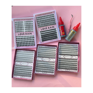 kit Cilios Fio A Fio Tufinhos Sem Nó Curvatura D 20 P-0.1+30 P-0.07 D 9-14 Mix em Oferta na Shopee