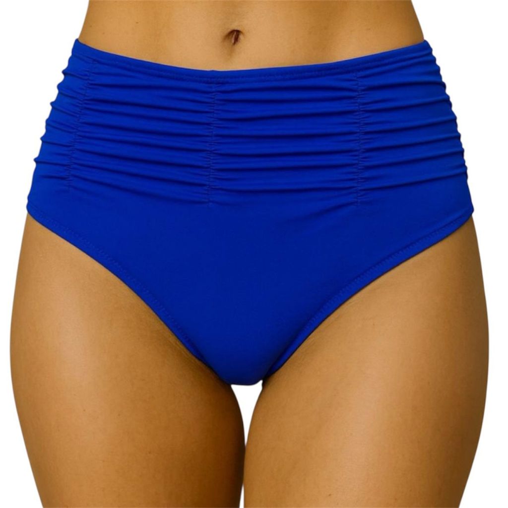 Biquíni Calcinha Cintura Alta Elastec Cós Alto Hot Pants Tamanho P M G GG Moda Verão Praia e Piscina