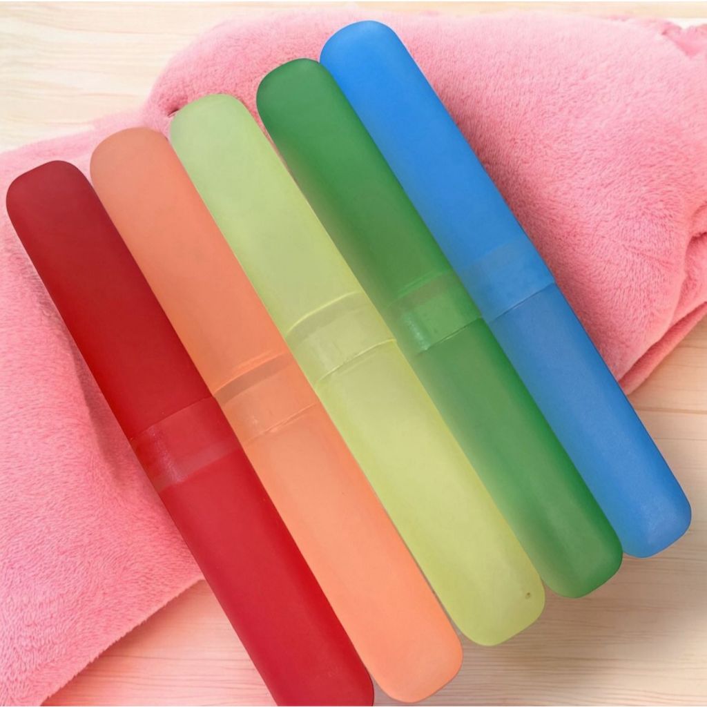 Kit C/24 Porta Escovas de Dente Portátil, Resistente, Uso Diário, Viagem, Academia