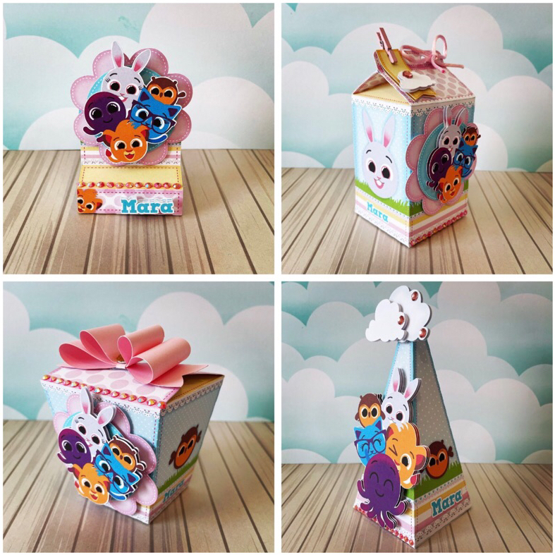 kit festa 30 Lembrancinha Personalizada-  Bolofofos Menina - Caixinhas Personalizadas - Papelaria