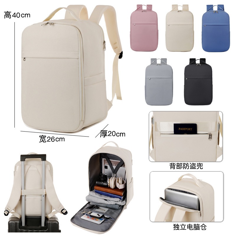Mochila Feminina Grande  Antifurto NOTEBOOK impermeável  Viagem versátil