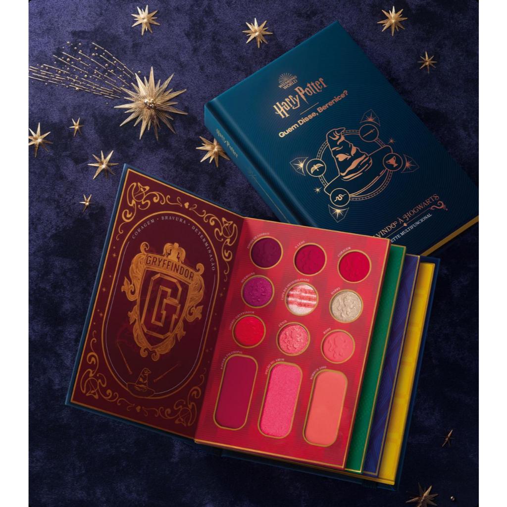 Paleta de Maquiagem Multifuncional Harry Potter Bem-Vindo à Hogwarts*Iluminador Cremoso Rosado Harry Potter Quem Disse,