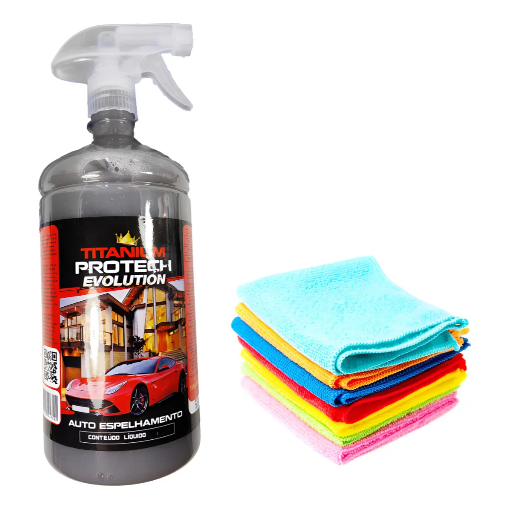 Cera Titanium Protech Espelhamento E Cristalização + Flanela