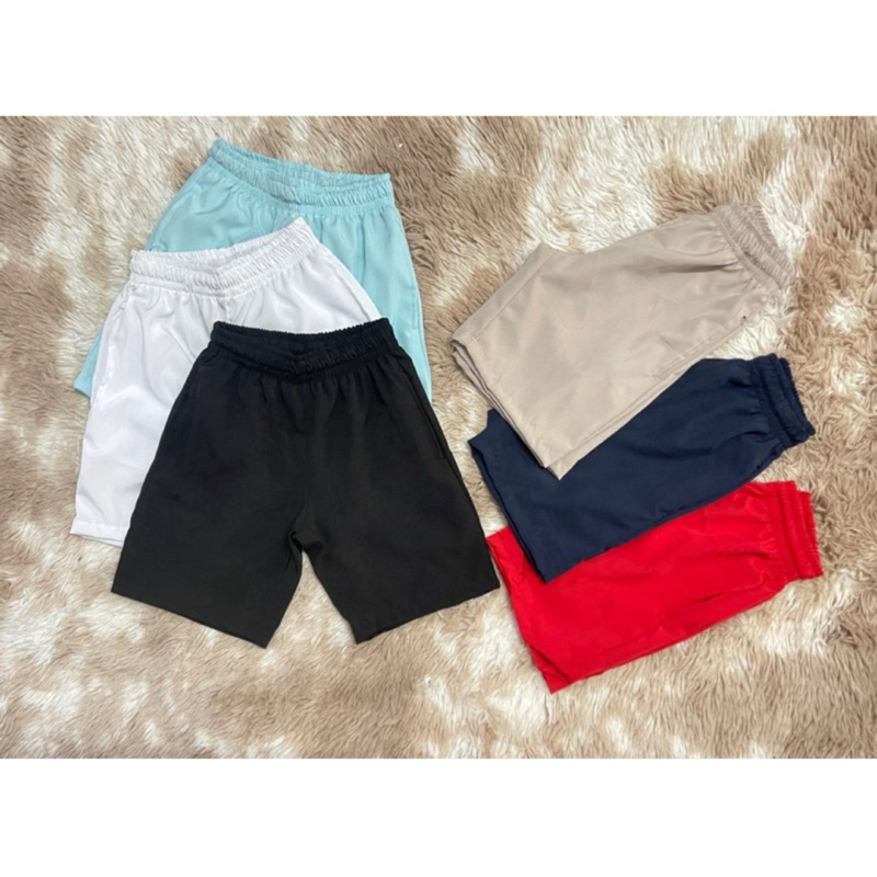 Short Tactel Elastano Menino Infantil Com 3 Bolsos Juvenil Com Elástico S.M