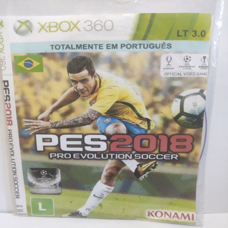 Pés 2018 Xbox 360 Mídia Física: Onde Comprar | BuscaProdutos