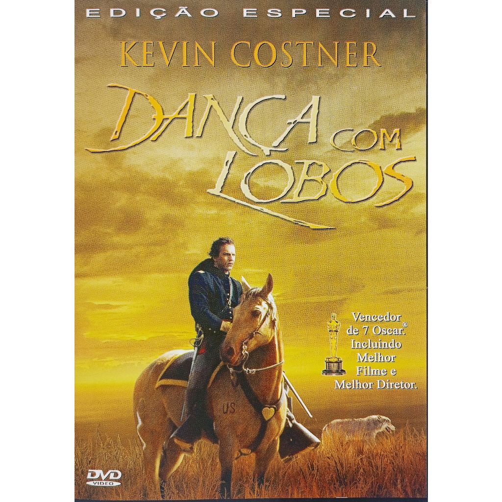Dvd Dança Com Lobos - Kevin Costner (vencedor De 7 Oscar)