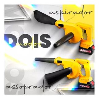 Soprador De Folhas Eletrico E Aspirador Com Bateria Portátil 2200w 48v-XHL07 em Oferta na Shopee