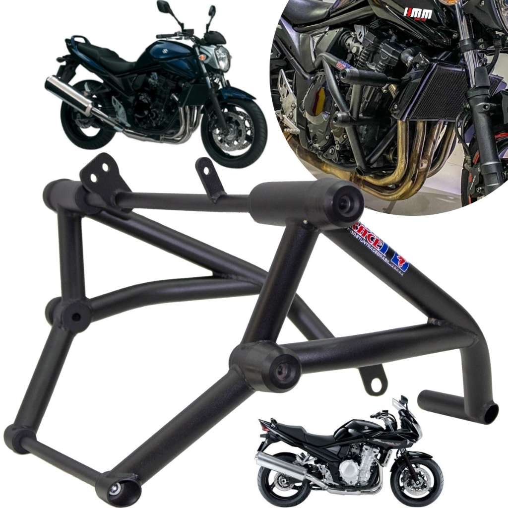 Protetor stunt race Bandit 650 / 1250 N/S 2009 a 2016 Slider motor e carenagem Suzuki banditi