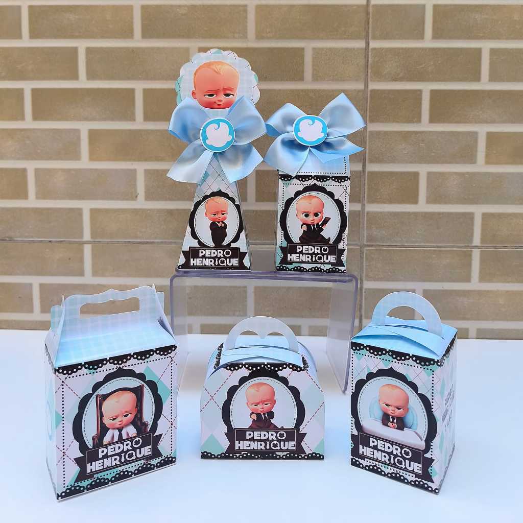 Kit Festa PODEROSO CHEFINHO Personalizado |PEGUE E MONTE Caixinhas Lembrancinhas Para Festa de Aniversário