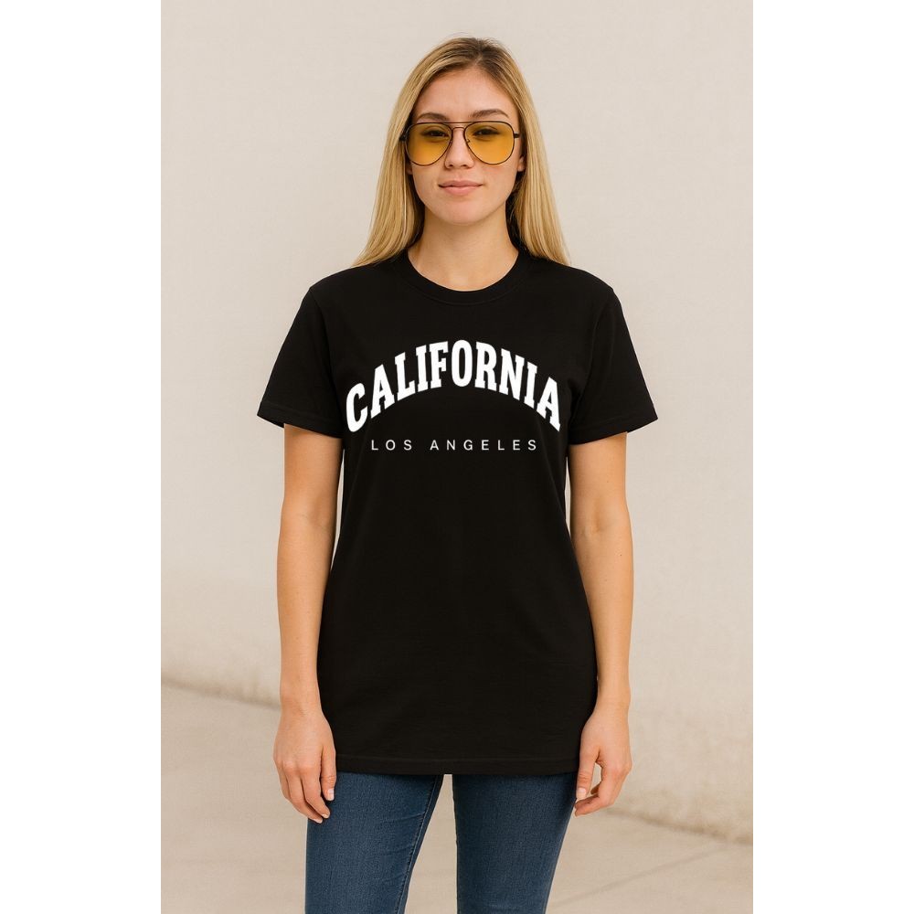 Camiseta Masculina Feminina Estampada 100% Algodão California Street Premium
