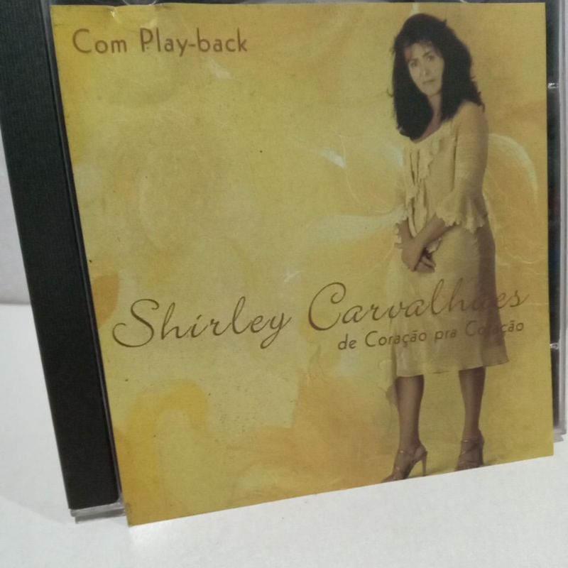 CD SHIRLEY CARVALHAES -DE CORAÇÃO ♥ PRA CORAÇÃO ♥  TIRAGEM AB-2000
