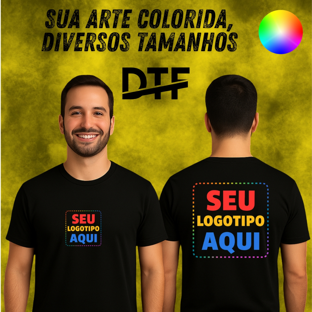 Logotipos Termocolante Para Camisetas Uniformes Futebol DTF Têxtil Varios Tamanhos
