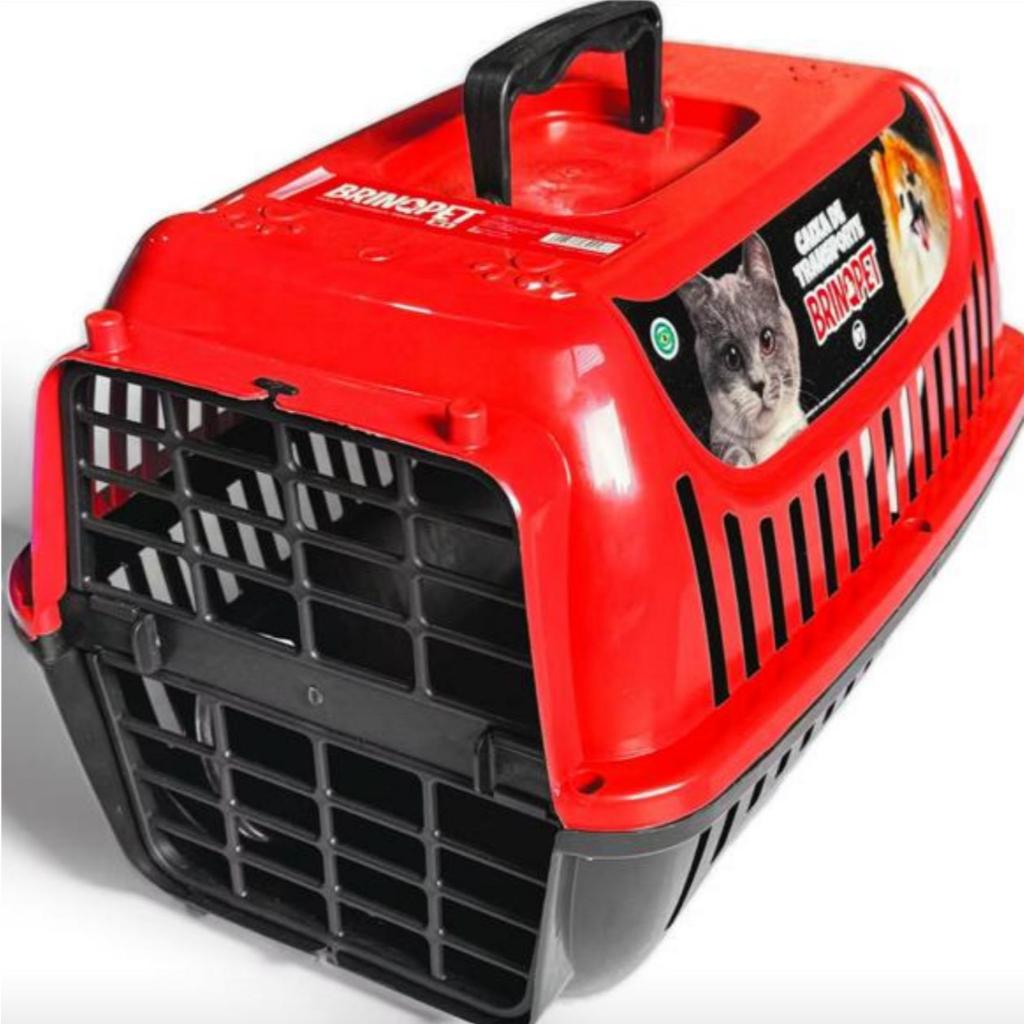 Caixa Transporte N 2 e 3  pet Seguro Animais Viagem Passeio Cães Gato Coelho em Oferta na Shopee