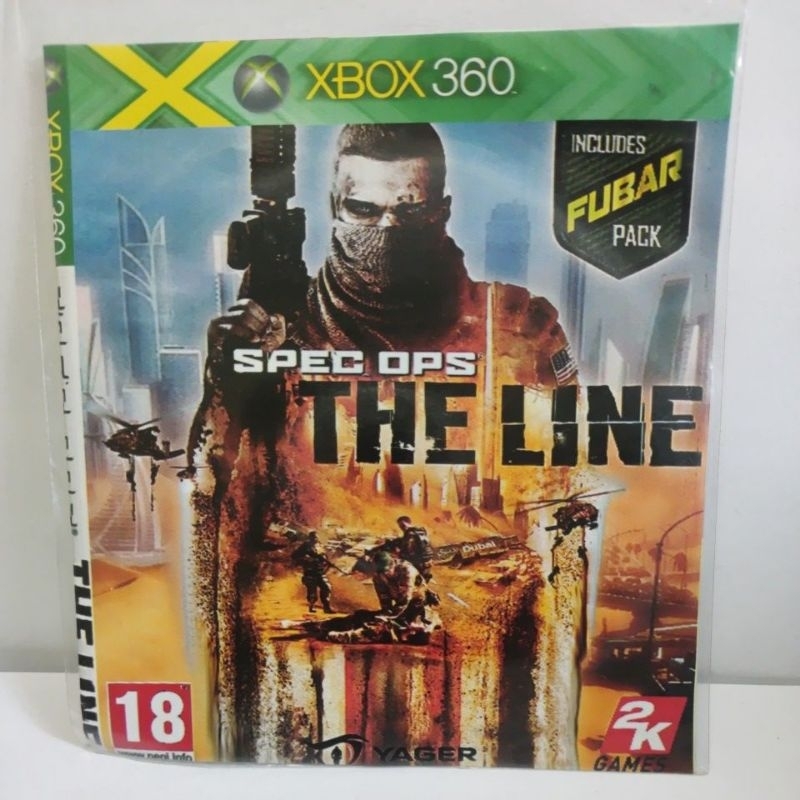 the LINE spec ops mídia física-xbox 360