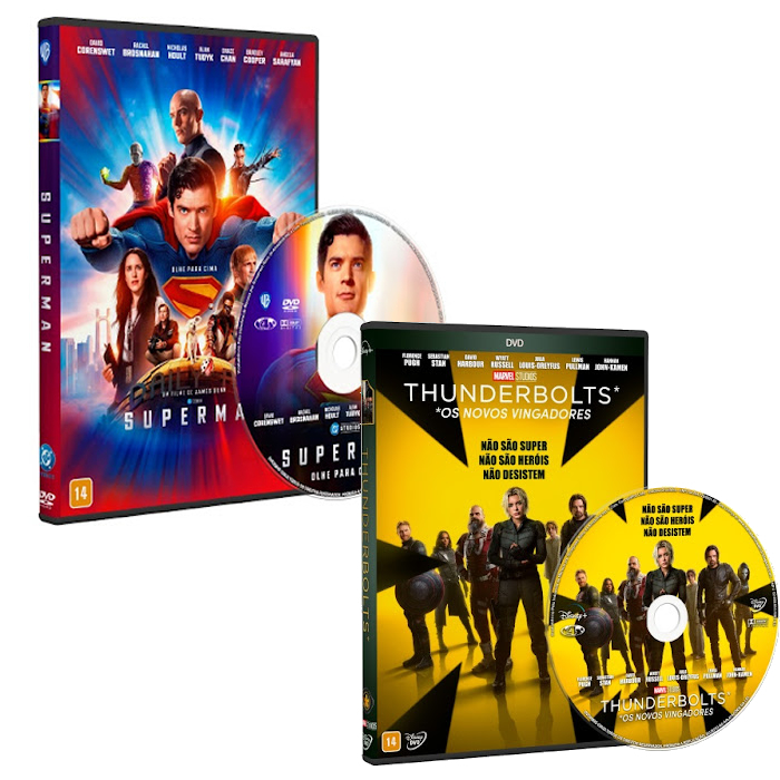 Dvd - Superman 2025 / Thunderbolts* (2025) Filmes Hérois