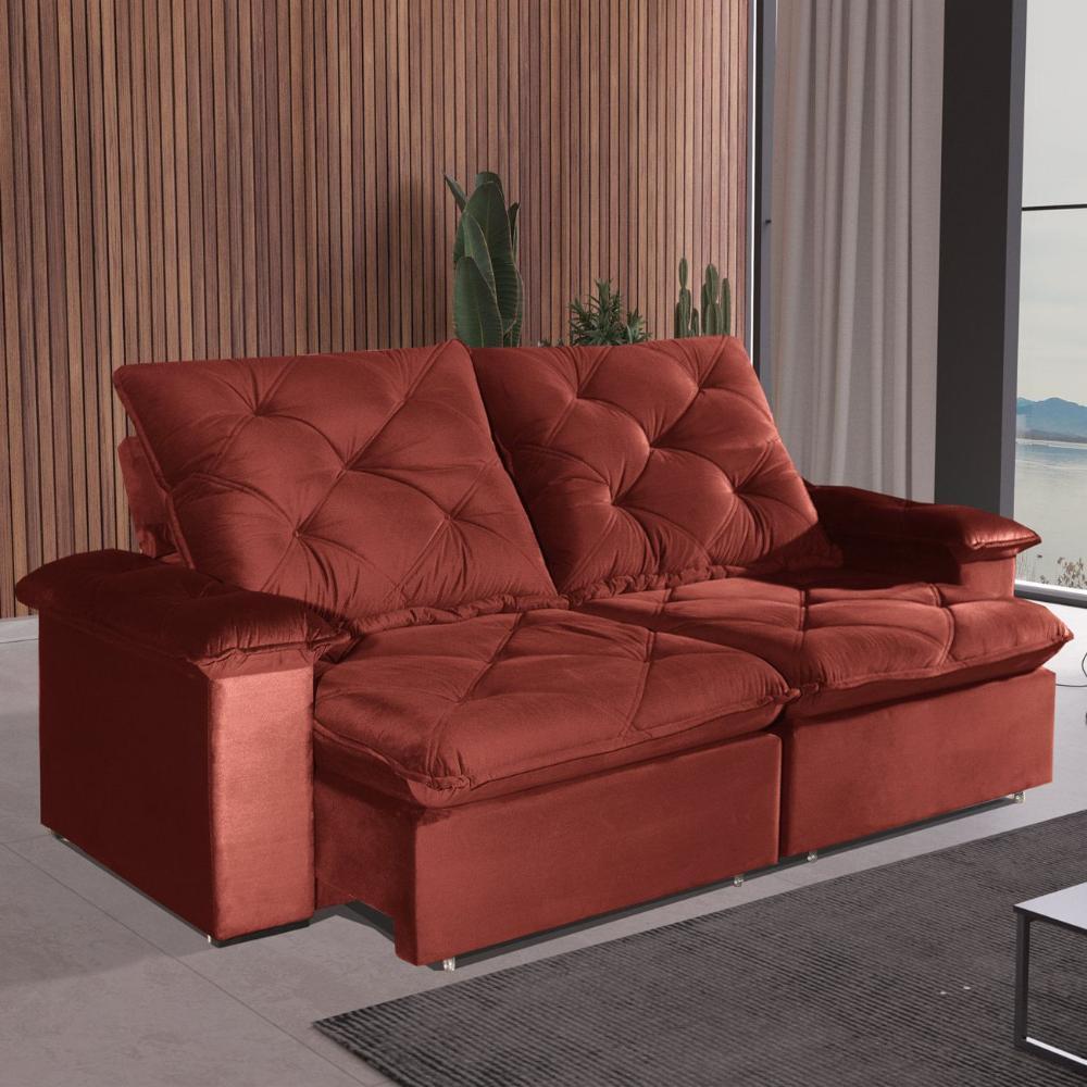 Sofá 5 Lugares 2,90m Retrátil e Reclinável Canyon Bom Pastor em Oferta na Shopee