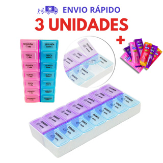 Porta Comprimido Medicamento Suprimento Saúde em Oferta na Shopee
