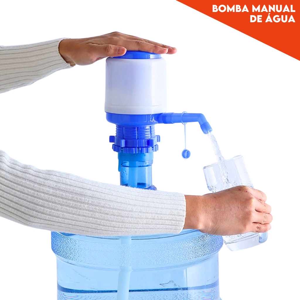 Bomba Manual de Água Portátil para Galão 5L 10L 20L Fácil de Usar Para Uso Domestico e Escritório NL