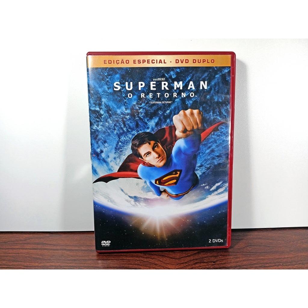 DVD DUPLO RARIDADE SUPERMAN O RETORNO 2006 EDIÇÃO PREMIUM – USADO - ORIGINAL - Ficção / Ação / Super-Herói