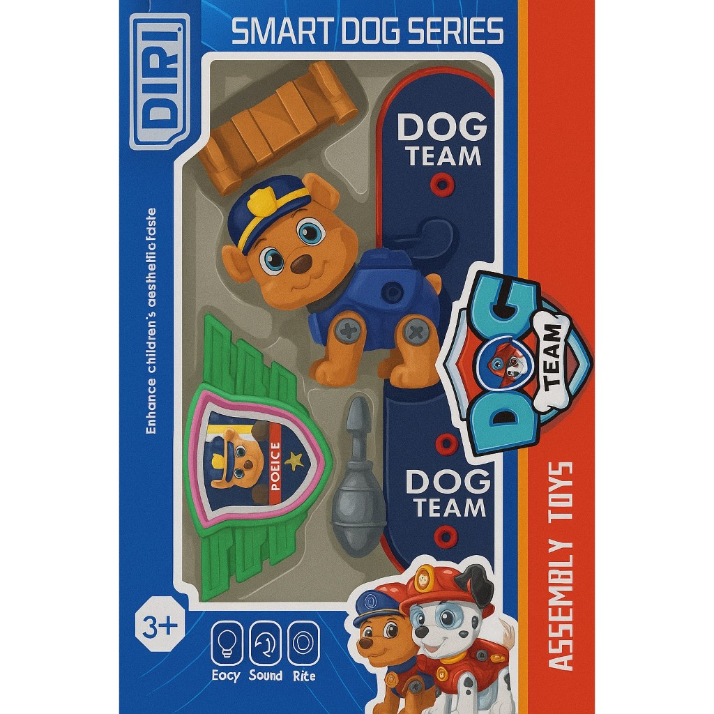 Brinquedo patrulha canina com skate menino criança presente dia das crianças promoção