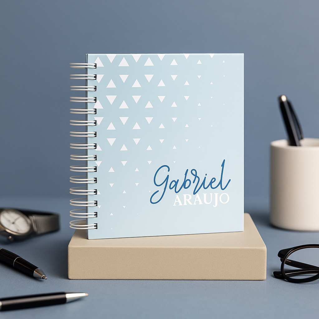 Agenda 2026 Masculina Personalizada Com Nome