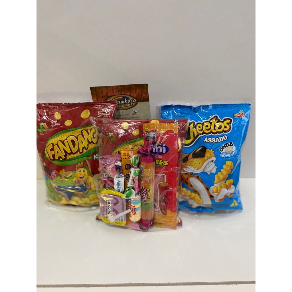 Kit de Guloseimas Doces para Festas de Aniversário Prontos para Uso Kit 04 em Oferta na Shopee