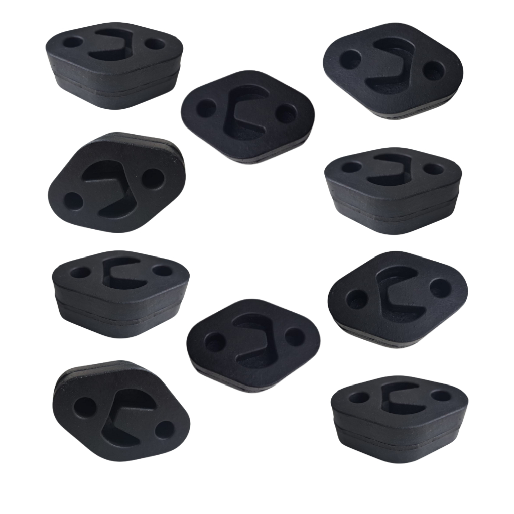 Coxim Borracha Escapamento Ford Fiesta Ecosport Ka Focus Escort Courier - Dianteiro 10 unid.