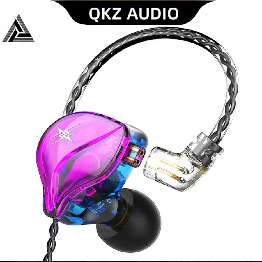 Fone De Ouvido Retorno De Palco Gamer com Cabo Destacável, ORIGINAL QKZ Com MICROFONE Som Pro 3.5mm em Oferta na Shopee
