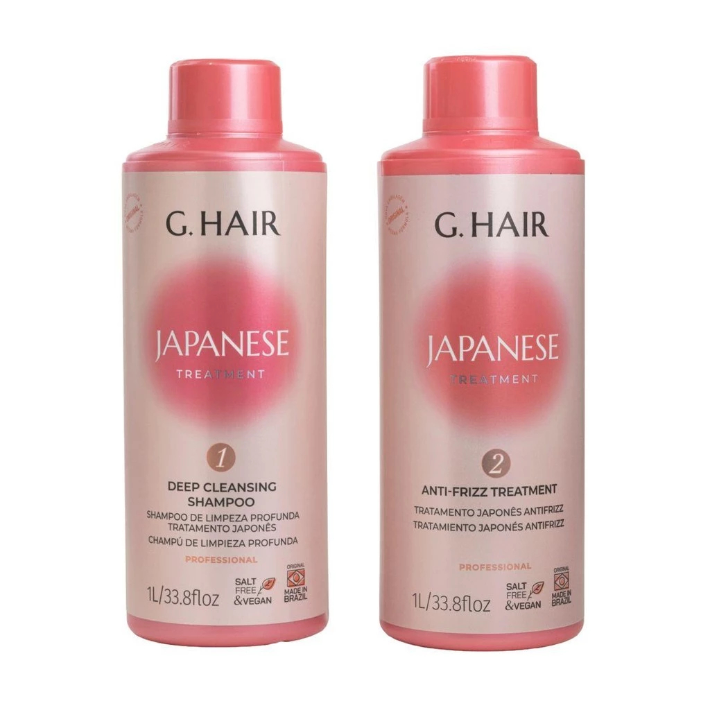 G.Hair Escova Japonesa Progressiva Tratamento Antifrizz (2 x 1 Litro)