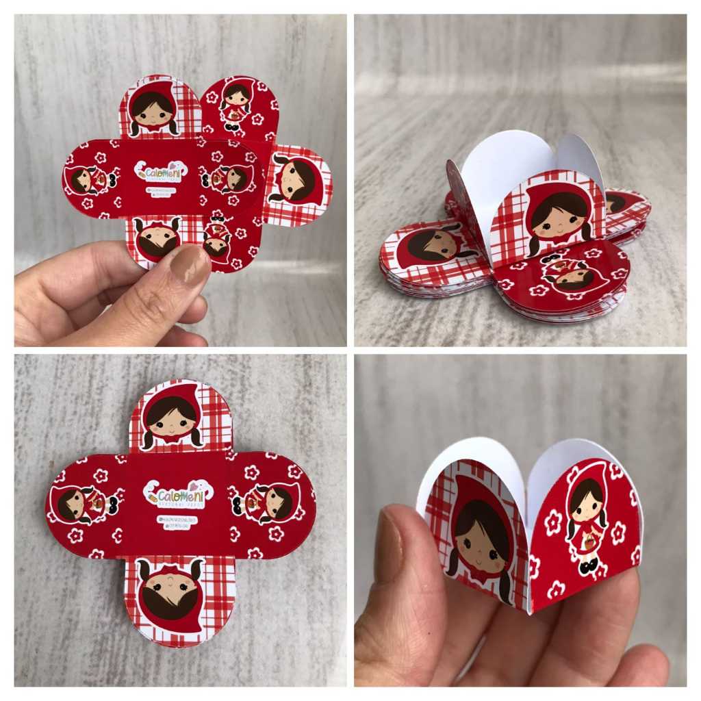 Forminhas de doce Personalizadas Chapeuzinho Vermelho /Festa, Aniversário/Lembrancinhas