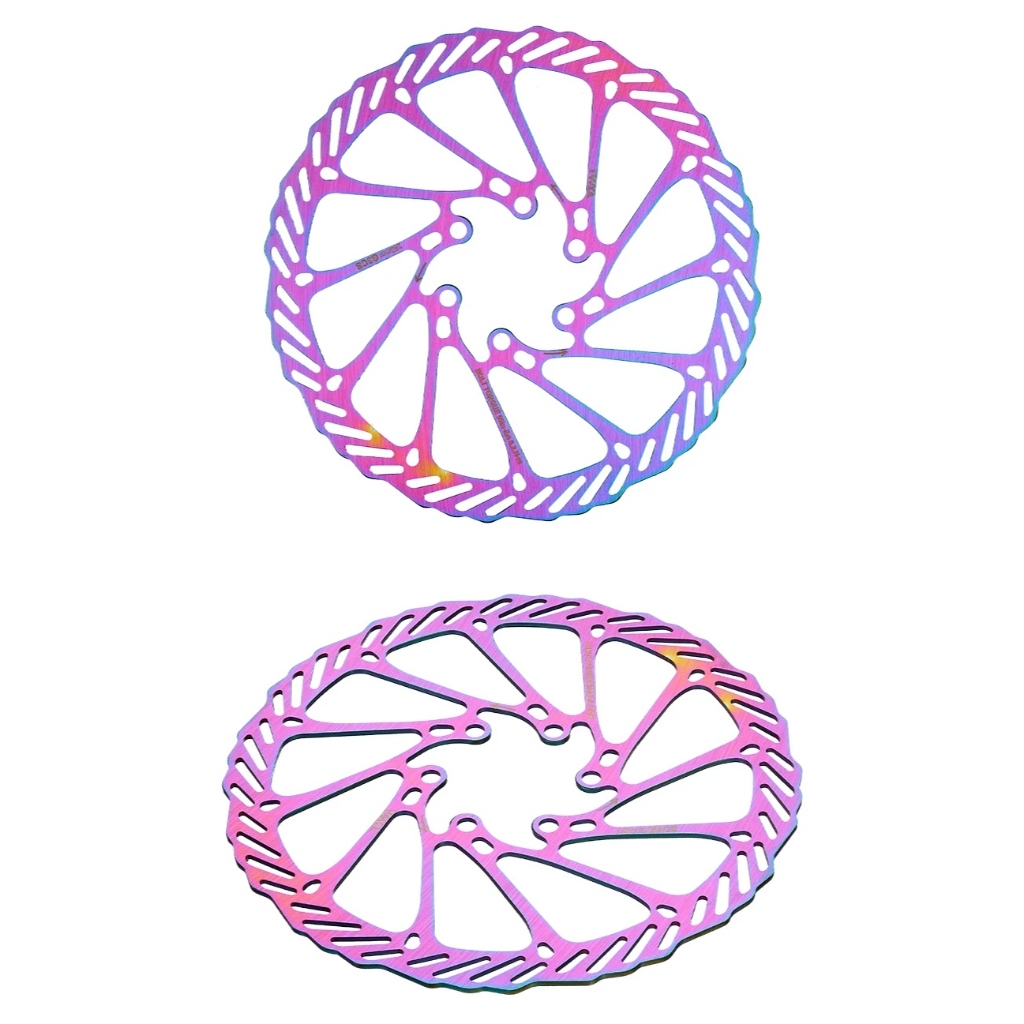 Disco Rotor 160mm 6 Furos High One Camaleão Bike Mobilete Patinete Moto Elétrica Pinça Freio Cubo DH