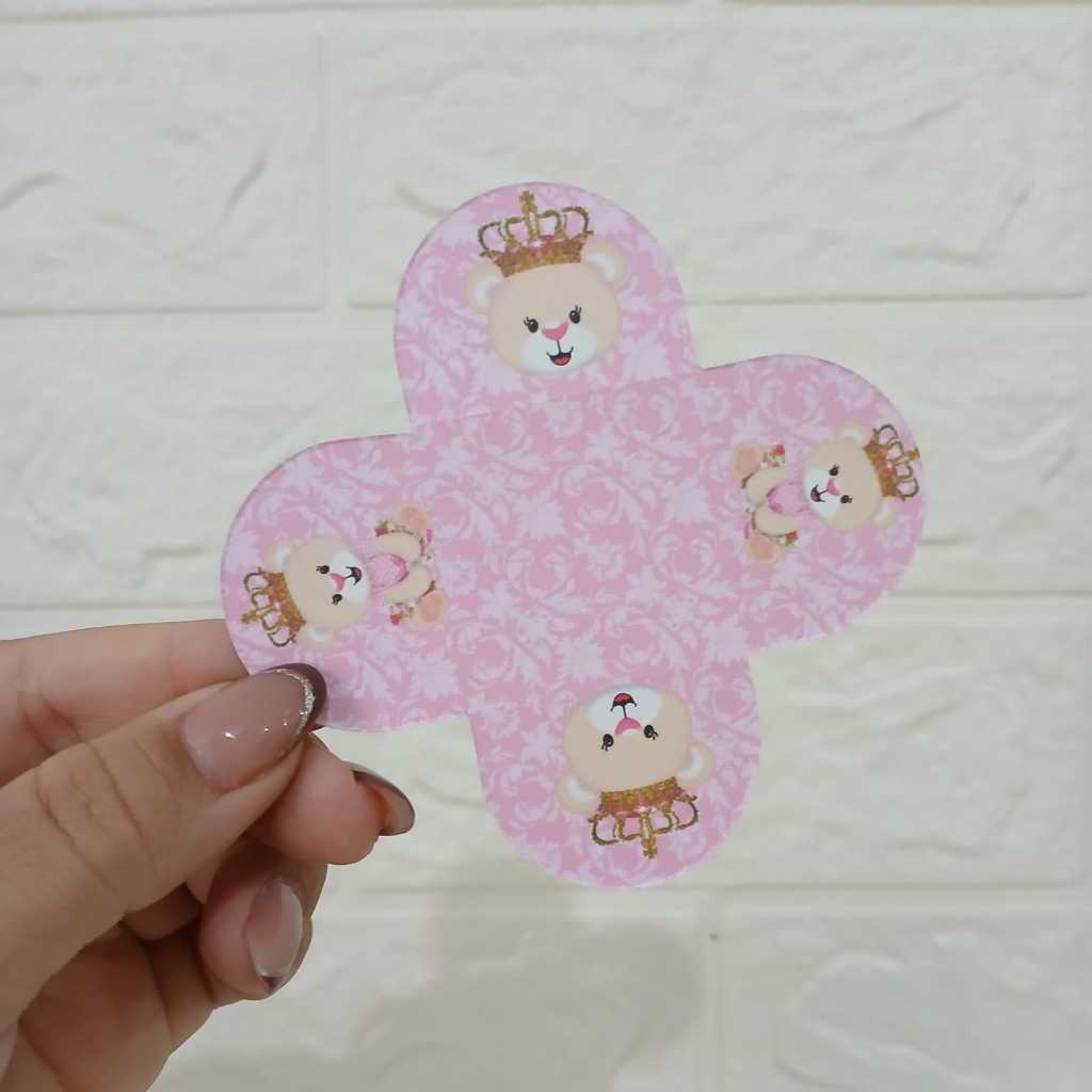 Forminhas para Doces Ursinha Princesas Chá de Bebe - Lembrancinha Aniversário Infantil