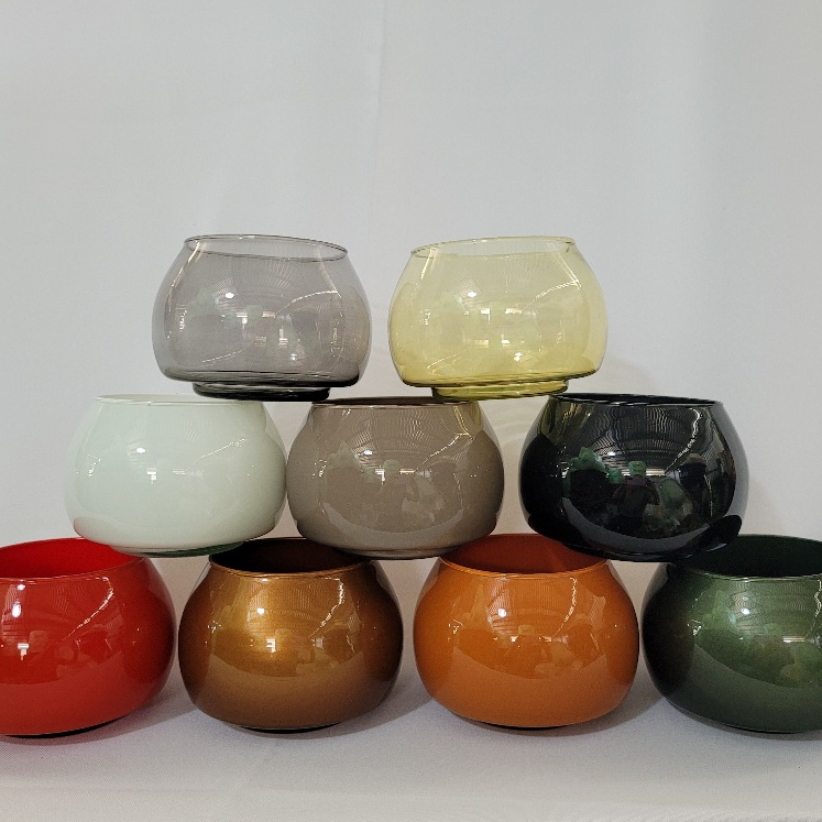 Vaso de vidro aquário colorido Design Moderno e Decorativo em Oferta na Shopee